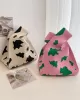 Urban Knitting Cow Pattern Bags Accessories Handbags