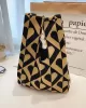 Knitting Checkerboard Zebra-Stripe Striped Bags Accessories Handbags