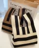 Knitting Checkerboard Zebra-Stripe Striped Bags Accessories Handbags