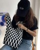 Original Weave Contrast Color Plaid Bags Accessories