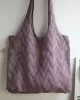 Casual Weave Solid Color Bags Accessories