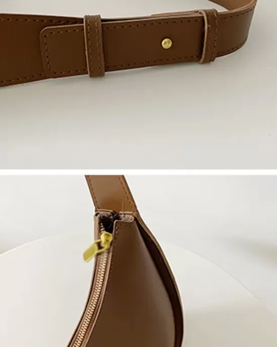 Simple Solid Color PU Bags Accessories