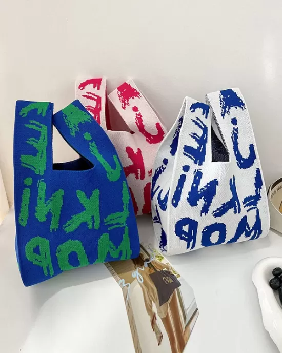 Original Graffiti Contrast Color Bags Accessories