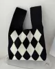 Casual Rhombus Contrast Color Bags Accessories Handbags