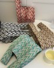 Geometric Multi-Colored Woven Handbag Bags Accessories