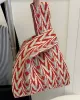 Geometric Multi-Colored Woven Handbag Bags Accessories