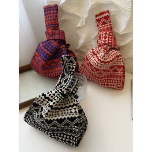 Rhombus Woven Handbag Bags Accessories