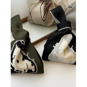 Animal Prints Woven Handbag Bags Accessories