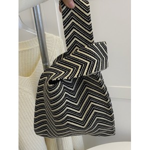 Striped Woven Handbag Bags Accessories