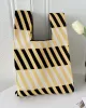 Striped Woven Handbag Bags Accessories