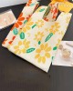 Floral Printed Woven Handbag Bags Accessories