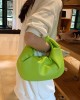 Bowknot Pleated Solid Color Handbags Accessories