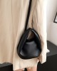 Adjustable Pleated Pockets Solid Color Crossbody Handbags