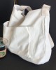 Simple Casual Solid Color Canvas Sling Bag