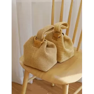 Casual Simple Weave Handbag