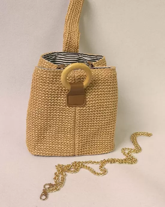 Casual Simple Weave Handbag