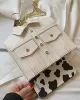 Original Stylish PU Contrast Color Shoulder Bag Accessories