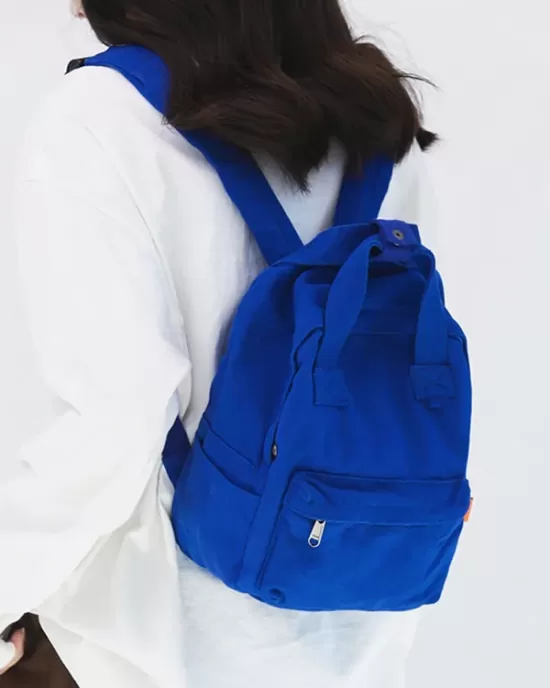 Simple Casual 5 Colors Canvas Backpack