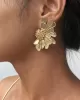 Vintage Alloy Flower Earrings