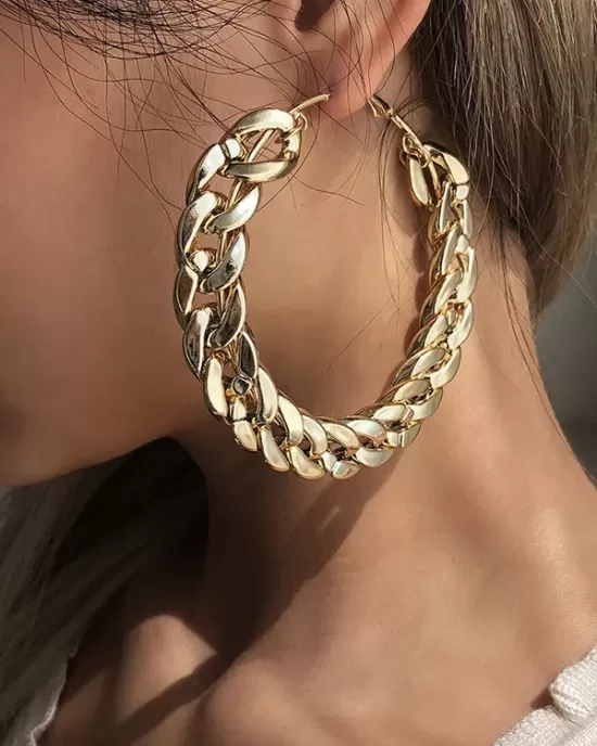 Original Cool Statement Chain Earrings