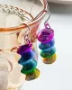 Spiral Colorful Gradient Stylish Earrings