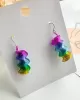 Spiral Colorful Gradient Stylish Earrings