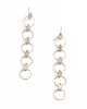 Fashion All-Match Multi-Element Generous Buckle Beaded Earrings