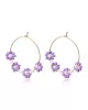 Retro Ethnic Style Beads Decorate Flower Earrings