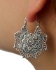 Vintage Hollow Alloy Flower Earring Accessories