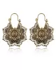 Vintage Hollow Alloy Flower Earring Accessories