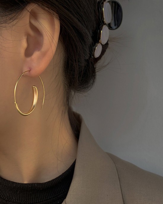 Normcore Geometric Matte Earrings