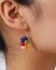 Fashion Colorful Smiley Acrylic Earrings