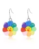 Fashion Colorful Smiley Acrylic Earrings