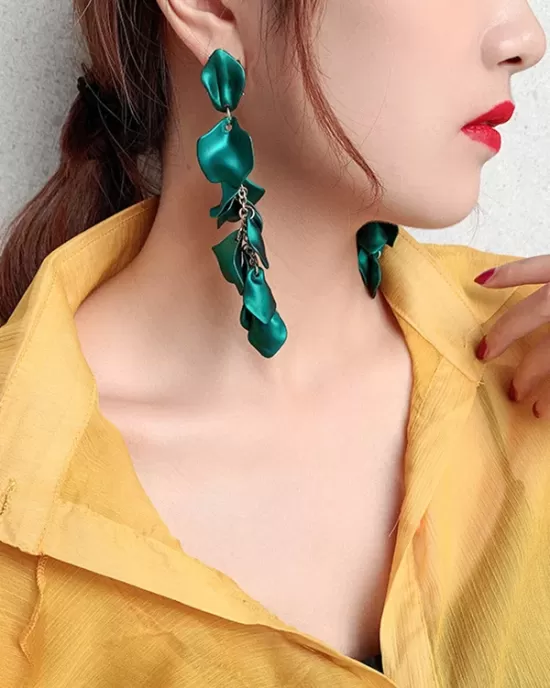 Stylish Tasseled Acrylic Earrings Accessories