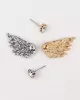 Original Rhinestone Wings Shape Earrings