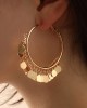 Fashion Tasseled Solid Color Geometric Earrings Accessories