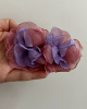 Original Vintage Flower Shape Contrast Color Earrings Accessories