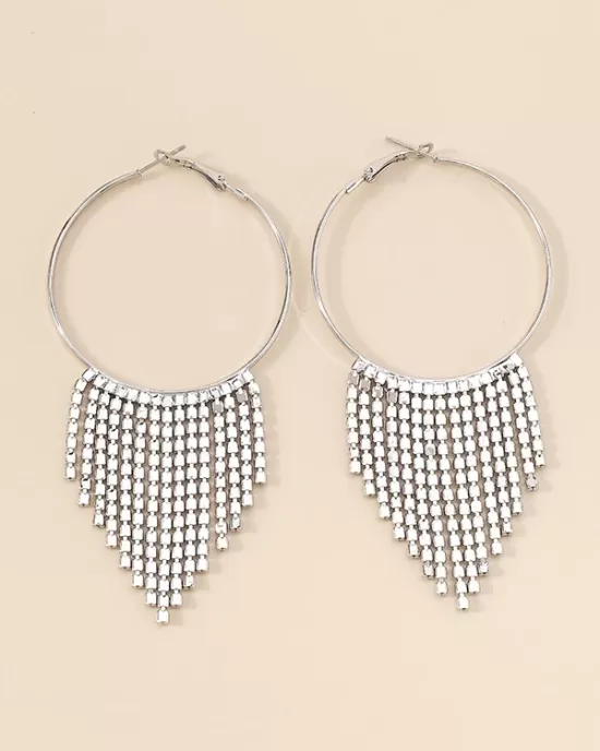 Geometric Tasseled Earrings Accessories