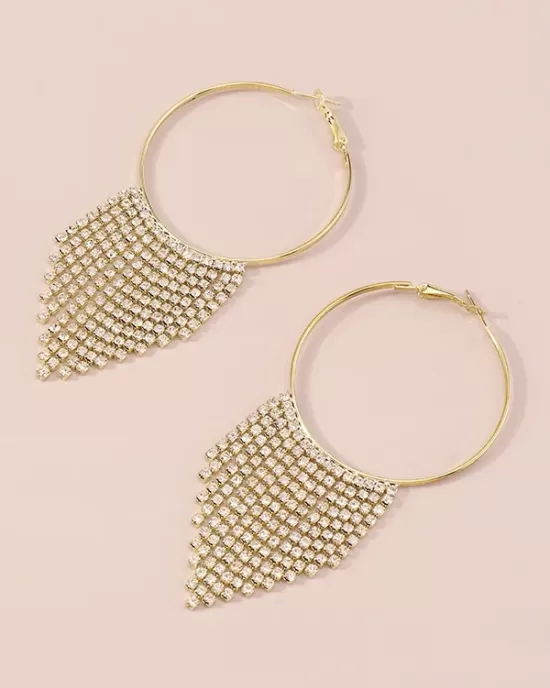 Geometric Tasseled Earrings Accessories