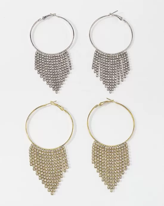 Geometric Tasseled Earrings Accessories