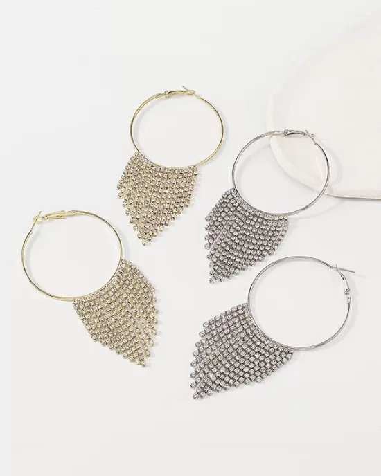 Geometric Tasseled Earrings Accessories