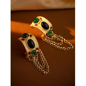 Chains Tasseled Earrings Accessories Eardrop