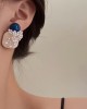 Imitation Pearl Geometric Eardrop Earrings Accessories