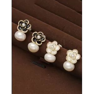 Flower Shape Earrings Accessories