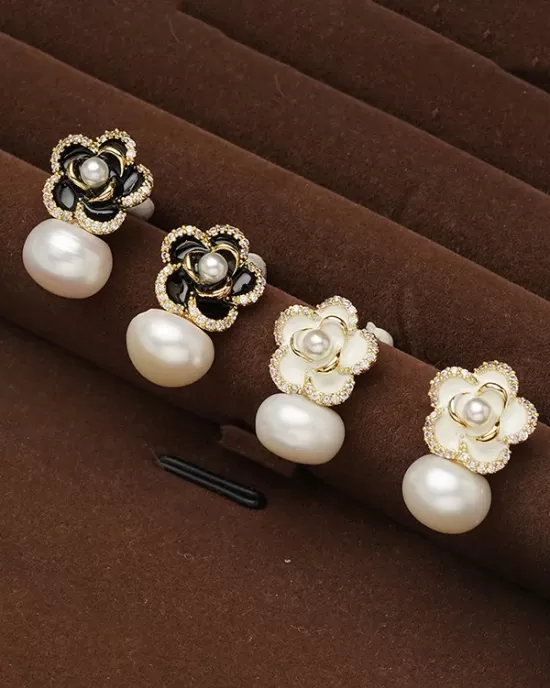 Flower Shape Earrings Accessories