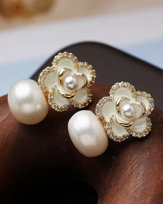 Flower Shape Earrings Accessories