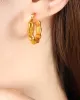 Geometric Solid Color Earrings Accessories