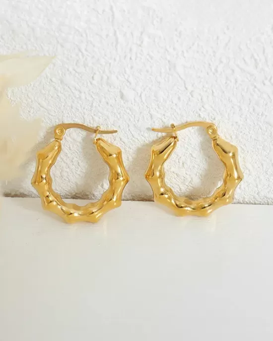 Geometric Solid Color Earrings Accessories