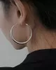 Geometric Solid Color Hood Earrings Accessories