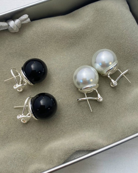 Geometric Imitation Pearl Earrings Accessories